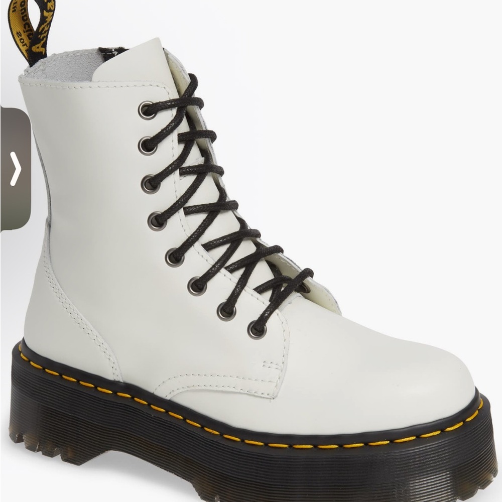 Dr. Martens White Combat Boots